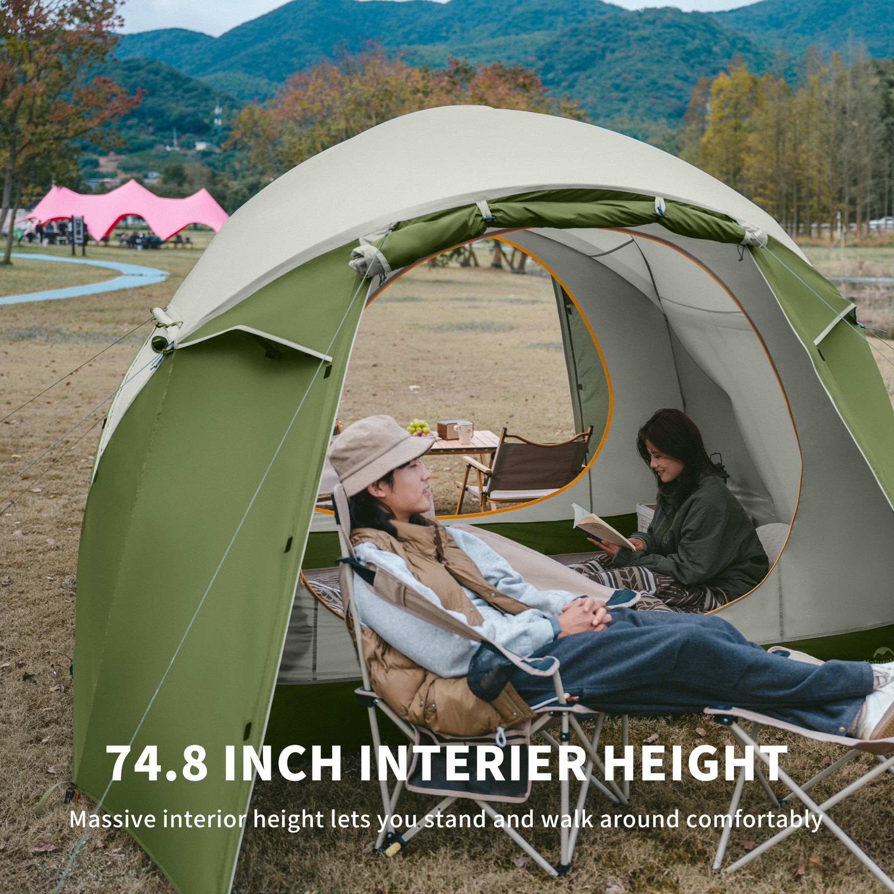KOTA Campingzelt für 4 Personen