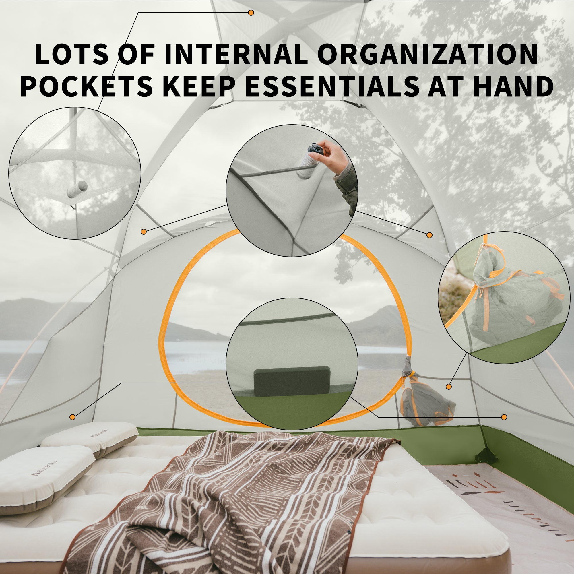 KOTA 4-Person Camping Tent | Naturehike