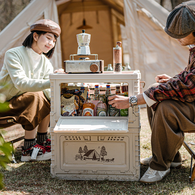 ネイタルデザイン FOLDING BOX HIGH TYPE 2　ストライプ Ling Yue S) PP folding storage box | Naturehike official