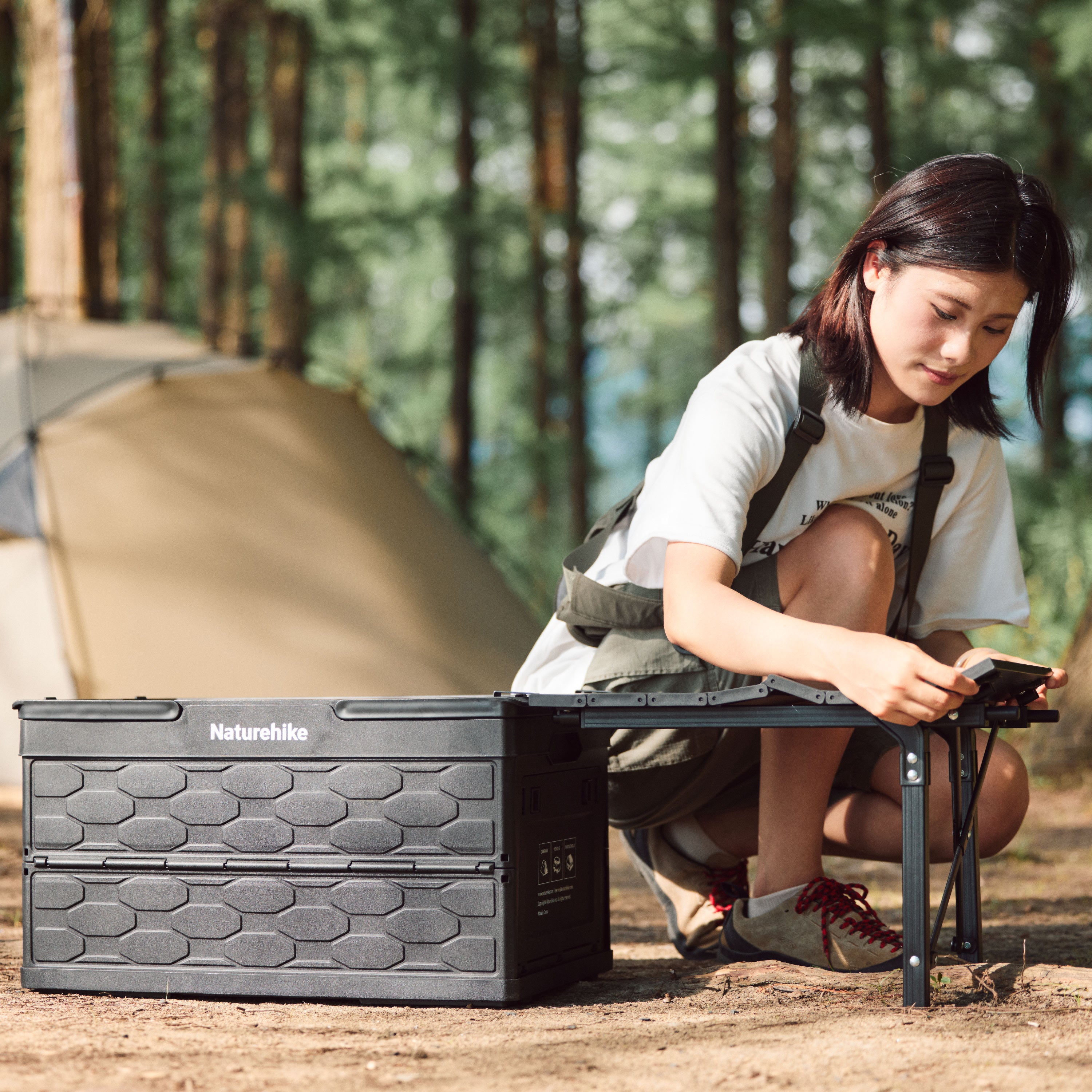 Lispace™ 50L All-in-One Folding Storage Table – Naturehike