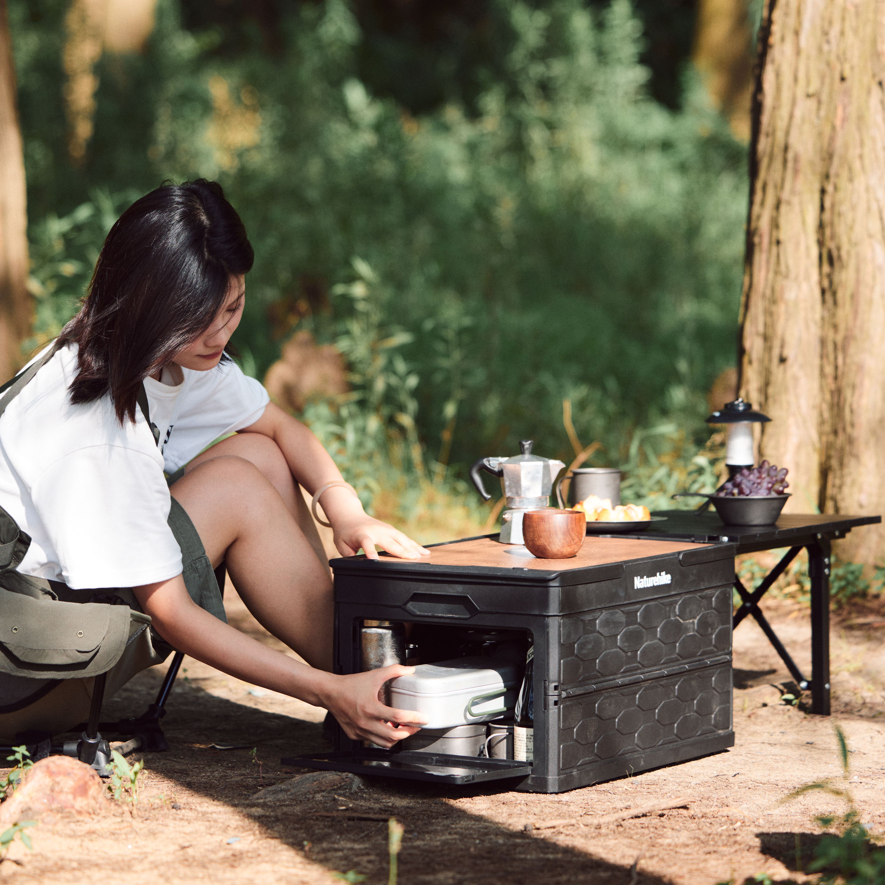 Lispace™ 50L All-in-One Folding Storage Table – Naturehike
