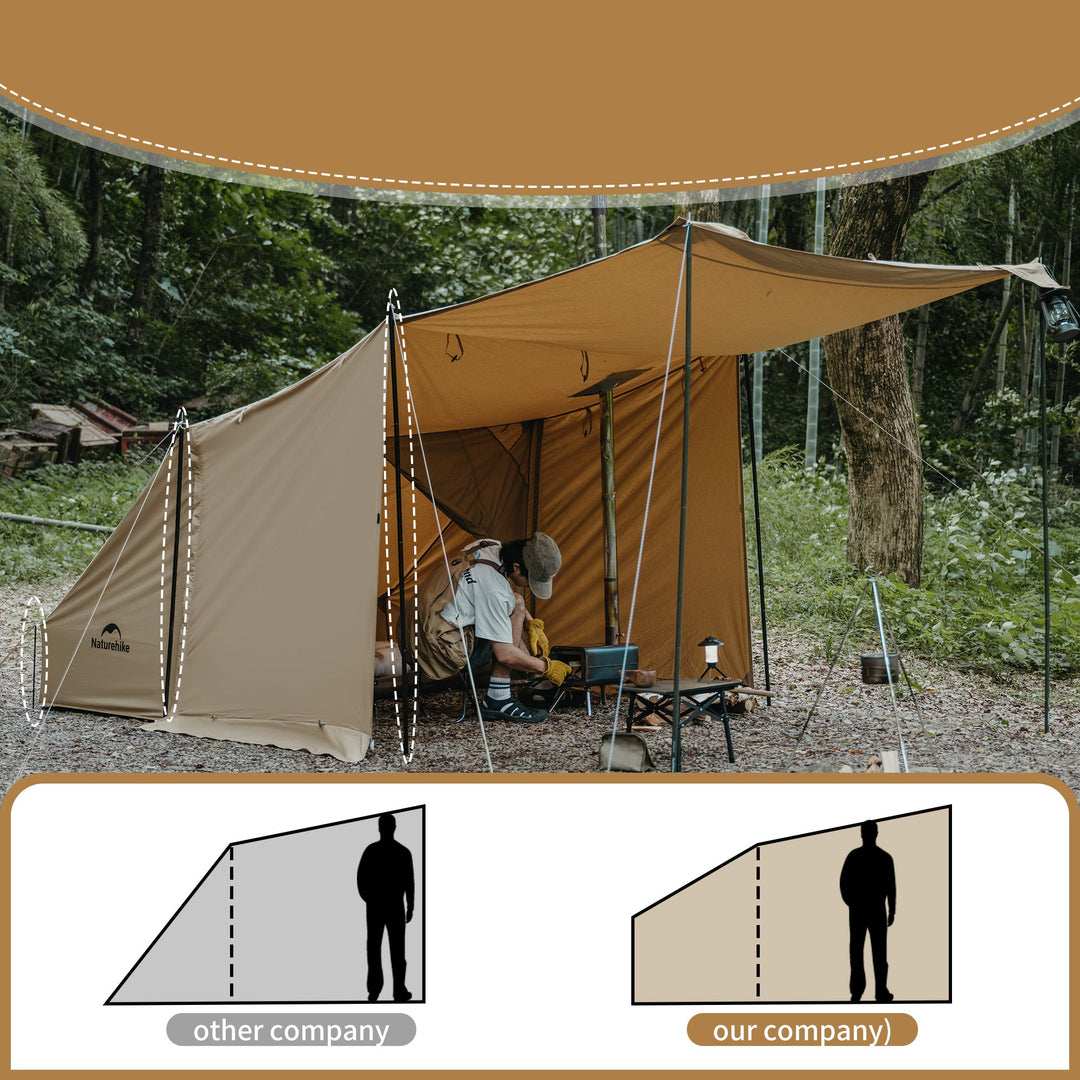 onetigris bushcraft zelt Militärisches Einzeldach – Naturehike