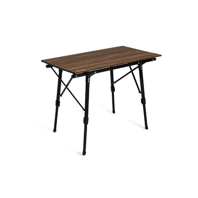An image of a Naturehike Wood Grain Telescopic Foldable Picnic Table MW03 by Naturehike official store