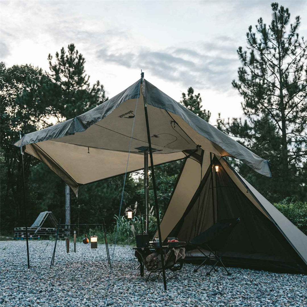Ranch Fire Hot Tent in Pyramidenform für 4 Personen