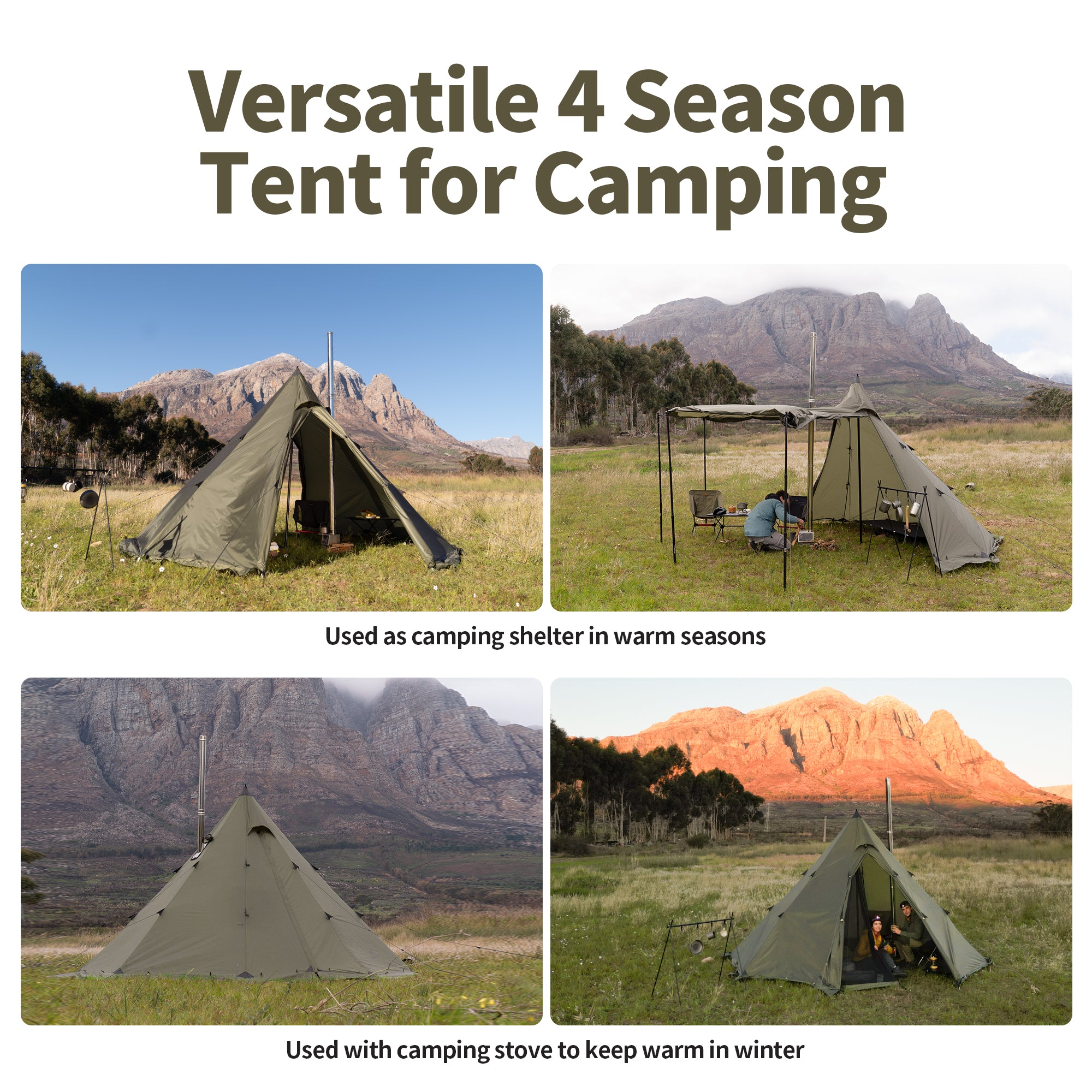 シークアウトサイド 8パーソンティピー セット Seek Outside 8 Man