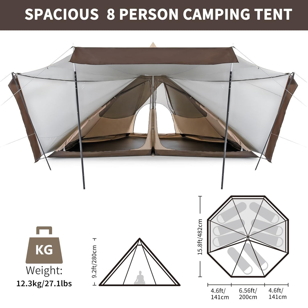 dimension tente Tente tipi ranch