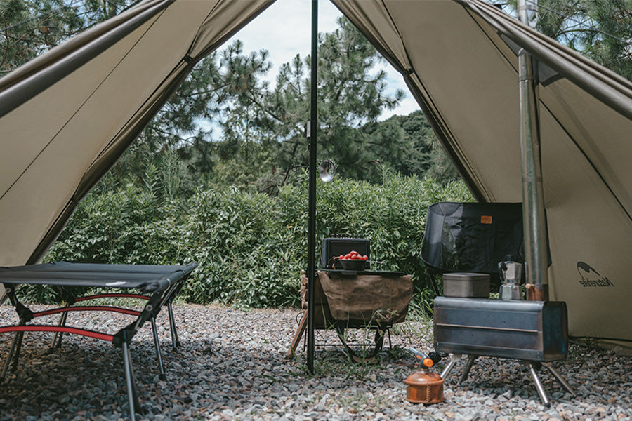 Ranch Fire 4-Person Pyramid Hot Tent | Naturehike