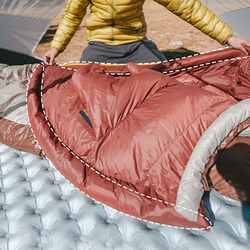 nkd schlafsack Snowbird™ SP1000 Daunen-Mumienschlafsack 13°F / -10°C – Naturehike