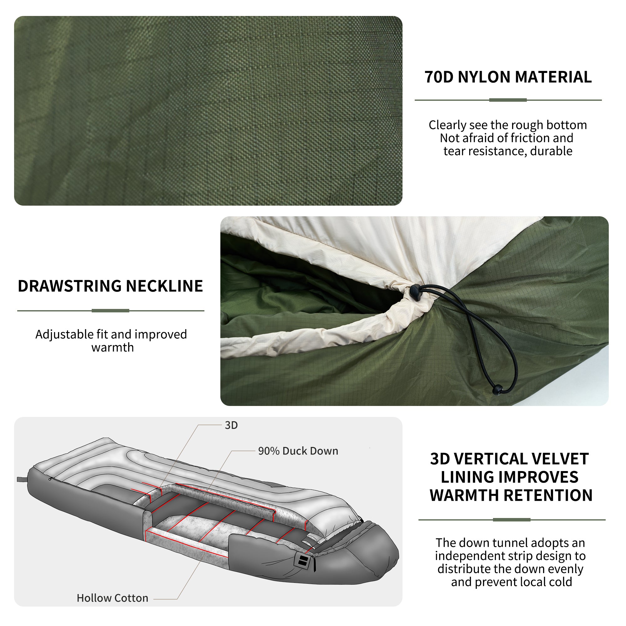 XR1500 Snowmelt Down Sleeping Bag – Naturehike