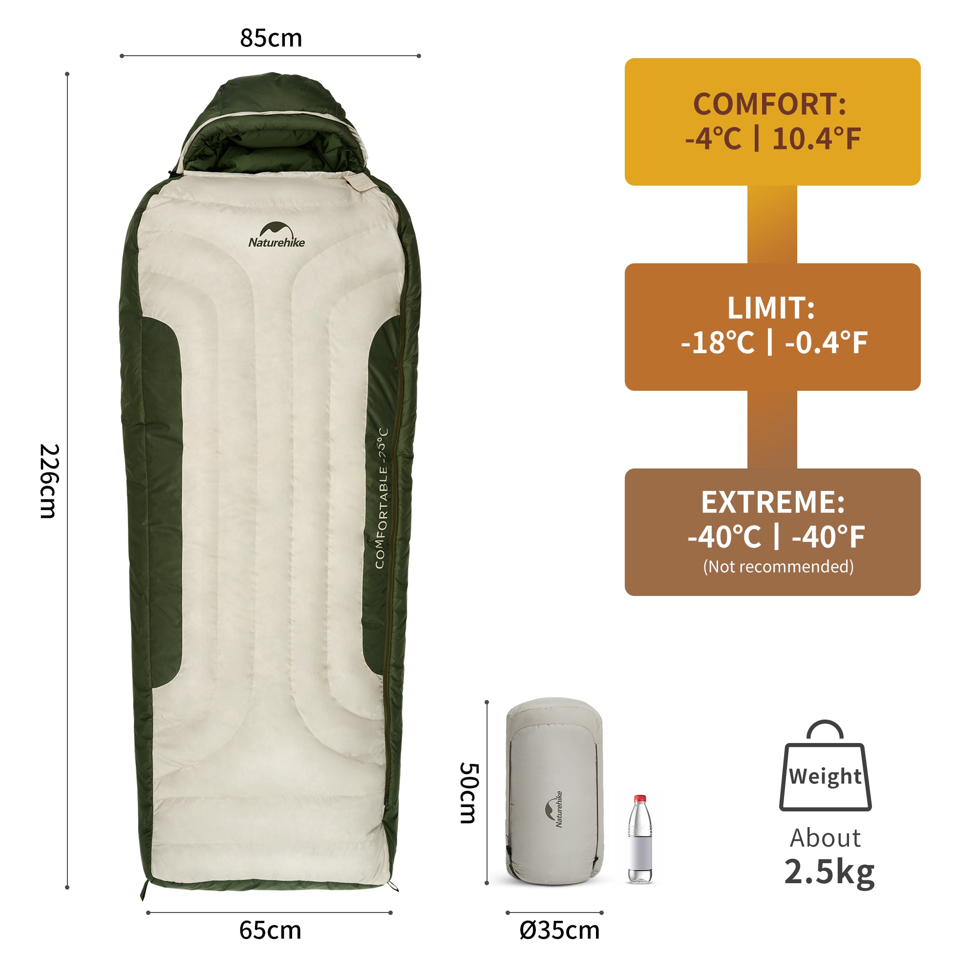 XR1500 Snowmelt Down Sleeping Bag – Naturehike