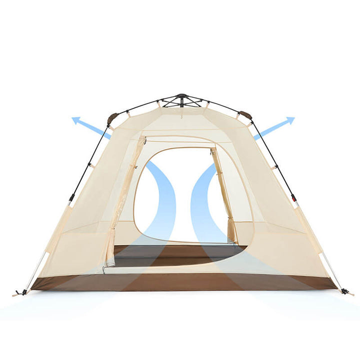 campz hexa ot 3p zelt Ango 4-Personen-Pop-Up-Zelt – Naturehike