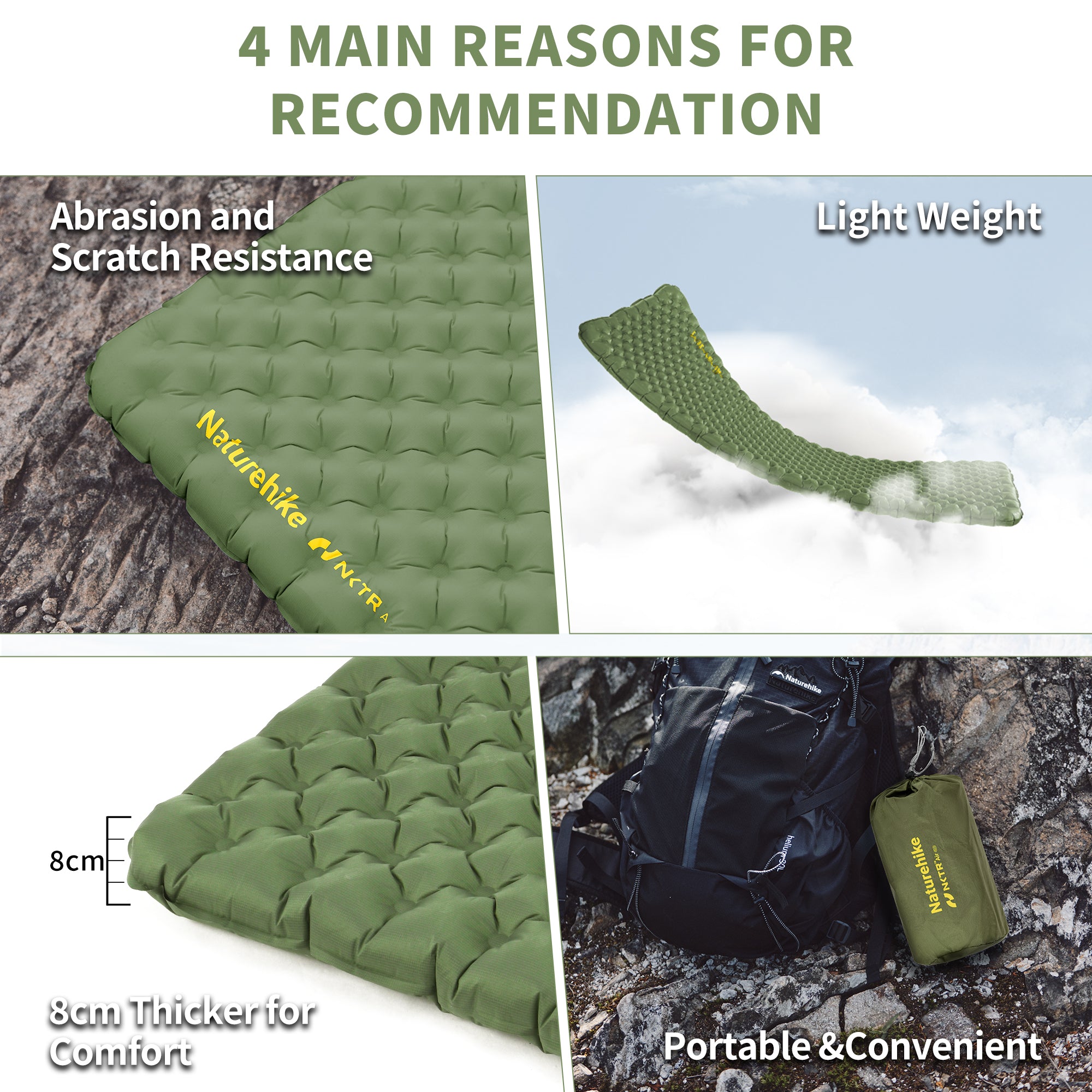 TuYe™ 4.6 Ultralight Inflatable Pad