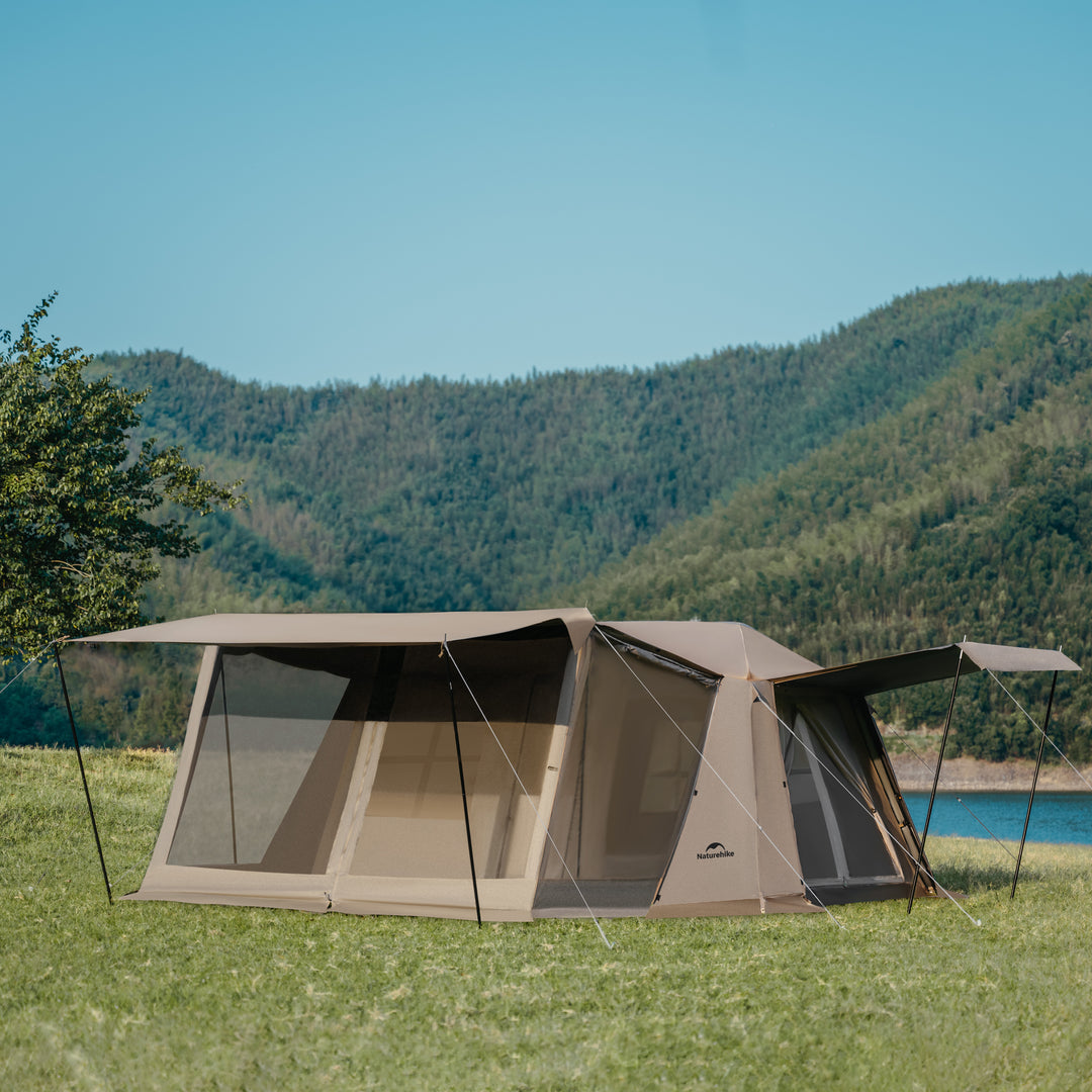 zelt automatik Village 13 Automatisches Kabinenzelt für 8 Personen – TIBLACK Premium