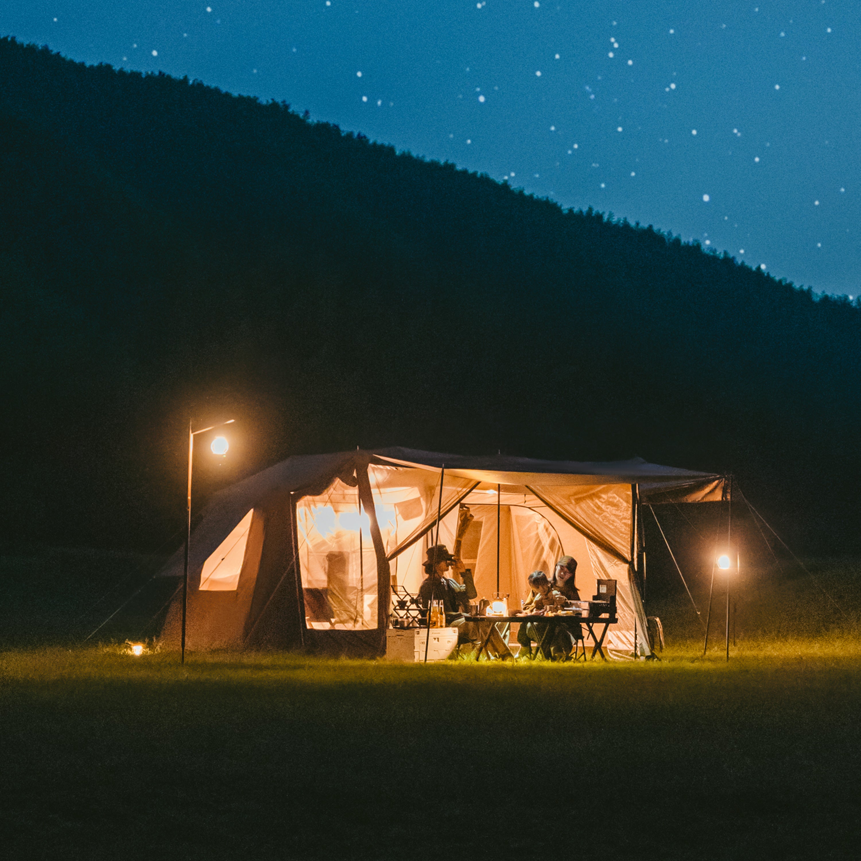 Naturehike テント village 13 Ti black Village 13 8-Person Automatic Cabin Tent – TIBLACK Premium