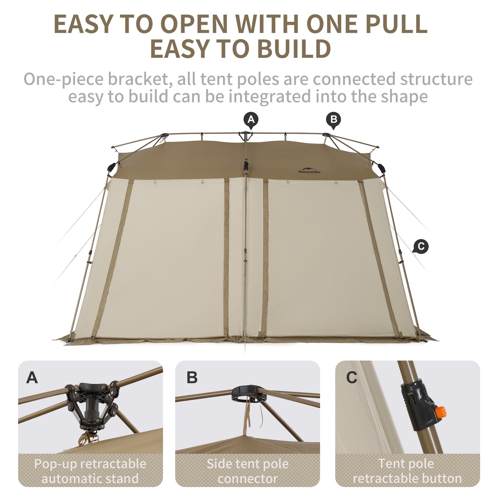 Village™ 13 インスタントキャビンテント – 数量限定 – Naturehike