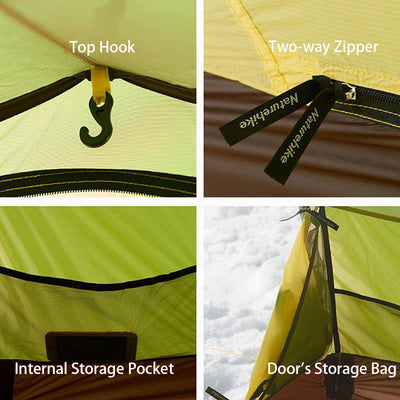 An image of a Opalus Tunnel  2 People Camping Tent US by Naturehike official store