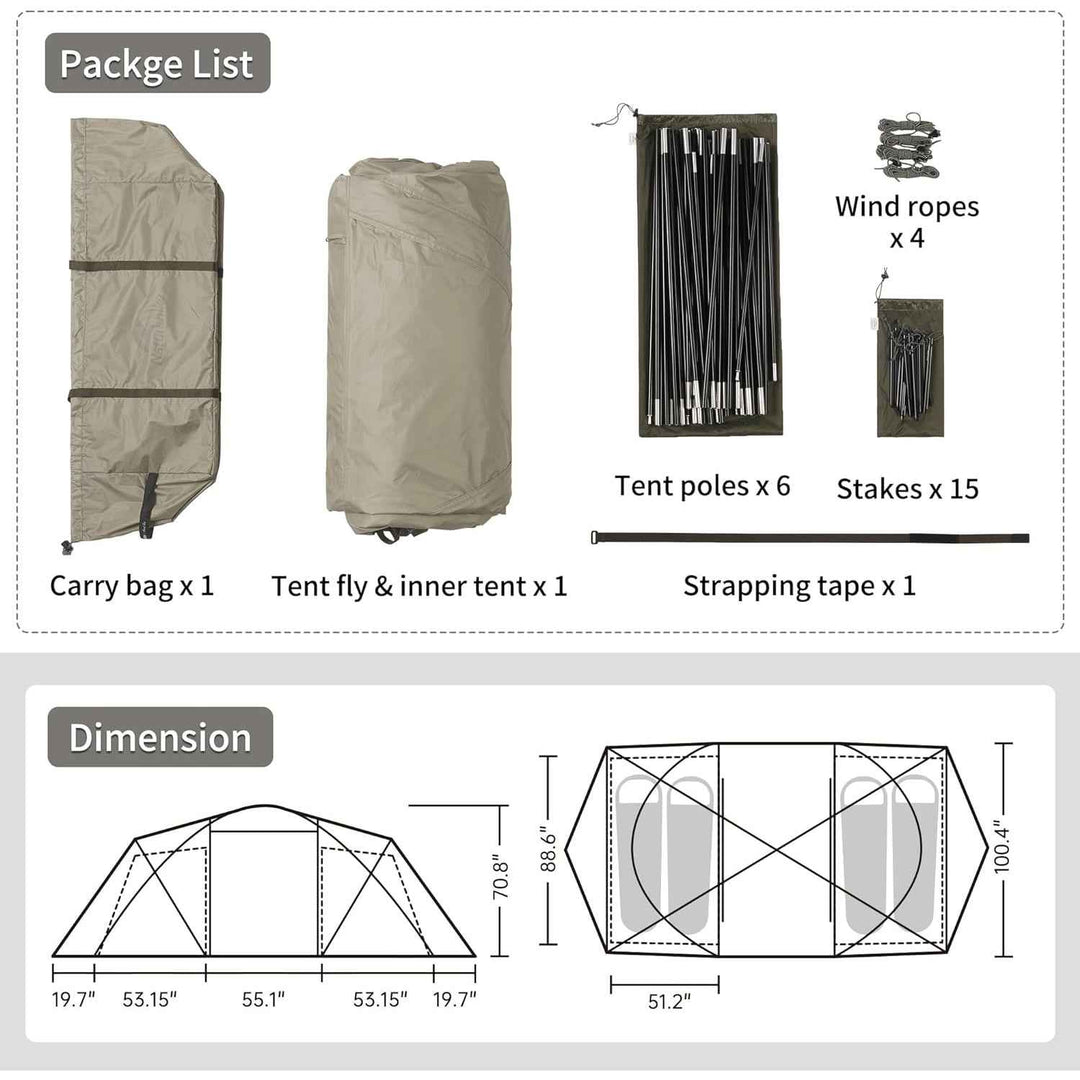 Massif™ 4-Person Hot Tent