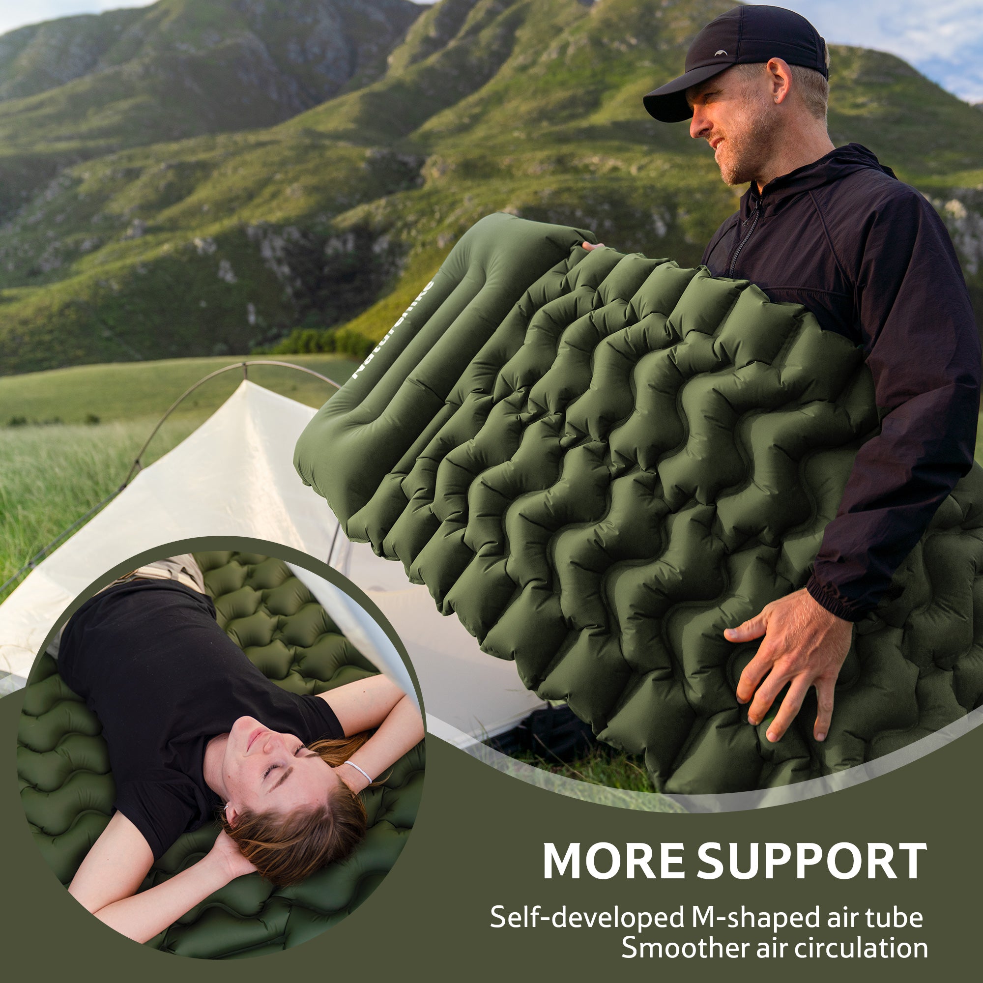 Naturehike FC01 Ultralight Single Inflatable Sleeping Pad