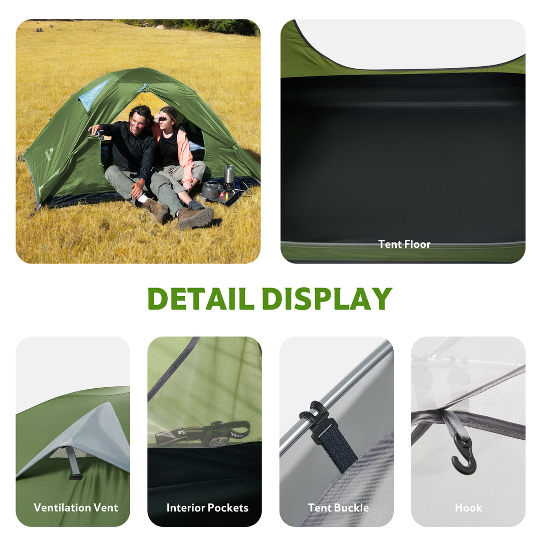 tent buckle Bleik 2-Person Backpacking Tent
