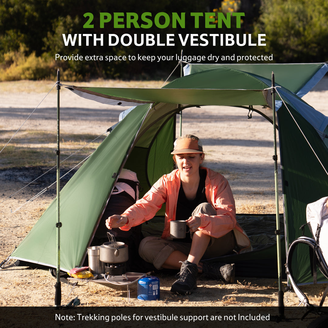 2 person hiker tent Bleik™ 2-Person Backpacking Tent – Naturehike