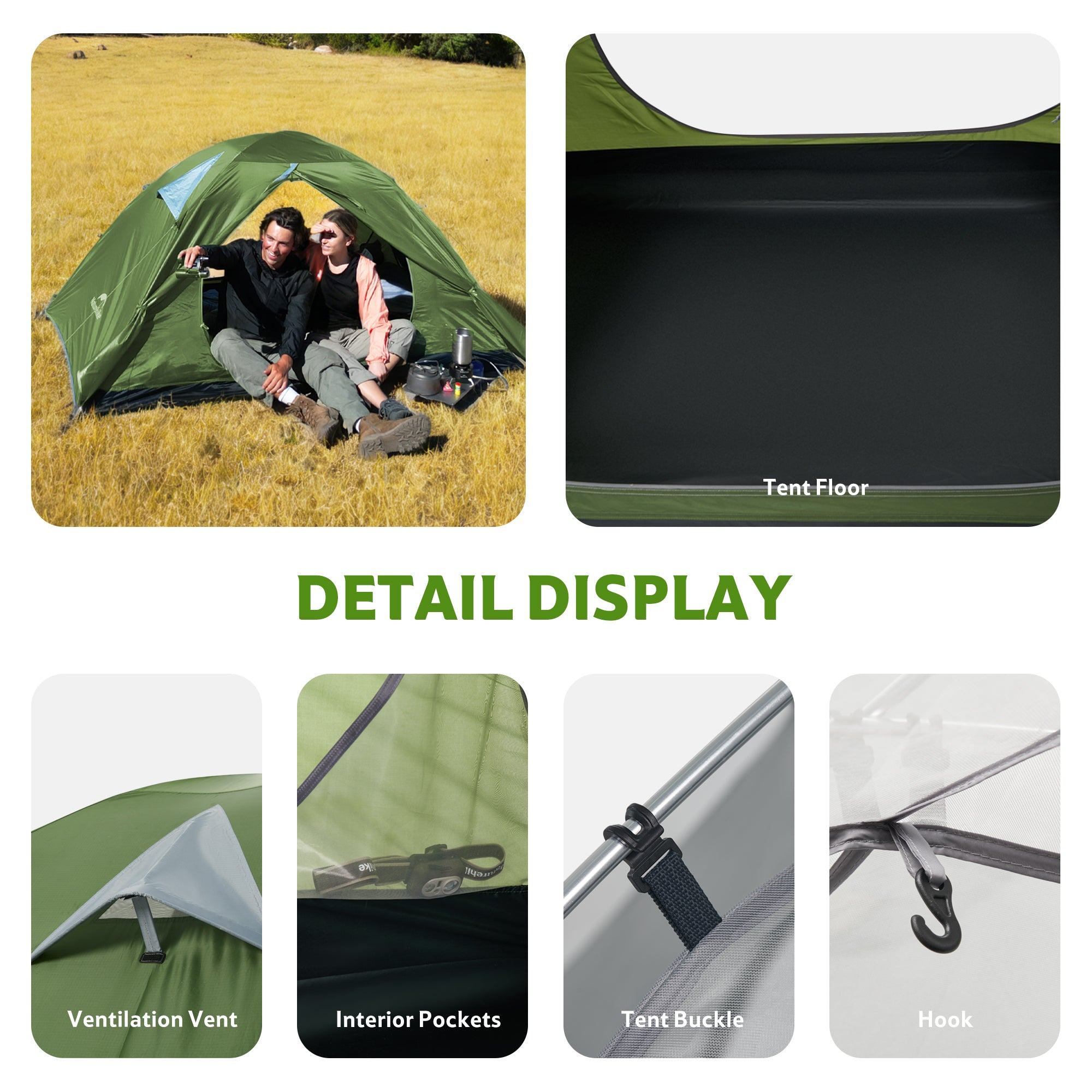 Bleik™ 3-Person Backpacking Tent | Naturehike