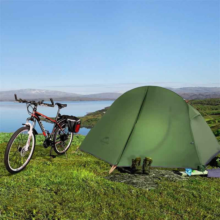 Cloud Trek™ ultralicht fietskampeer tent voor 1 persoon