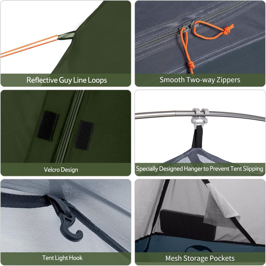 naturehike 1 person cycling tent Naturehike Tent Silver 1 Place