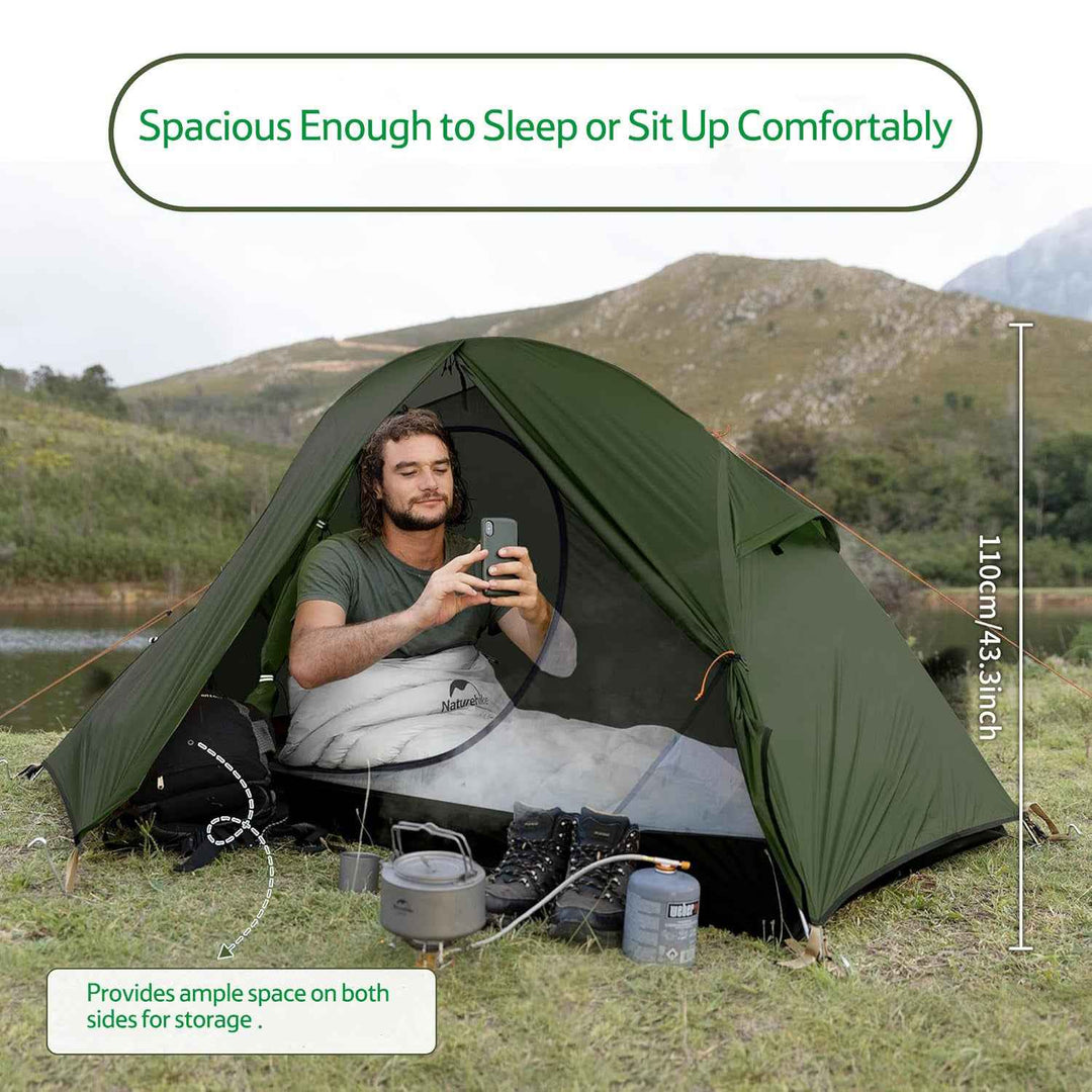 Cloud Trek™ ultraleichtes 1-Personen-Bikepacking-Zelt