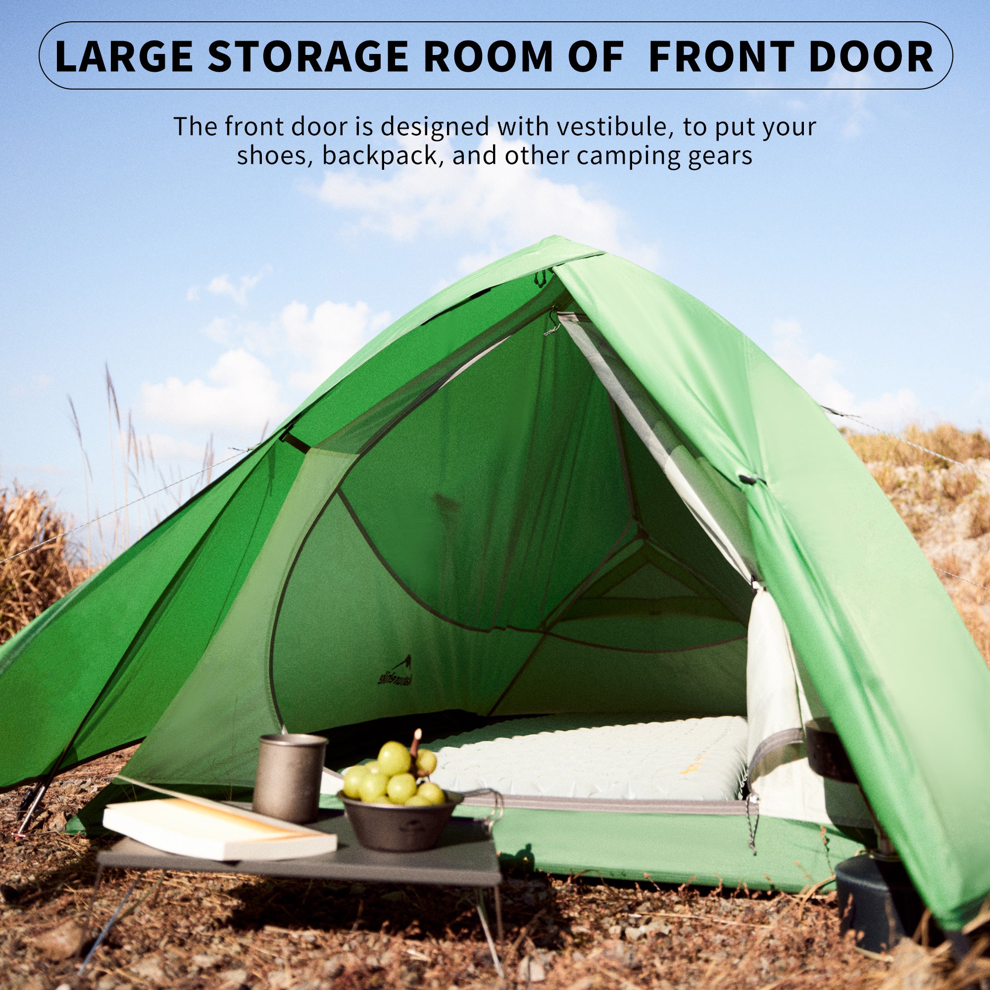 Cloud Up Base 1-Person Ultralight Backpacking Tent | Naturehike