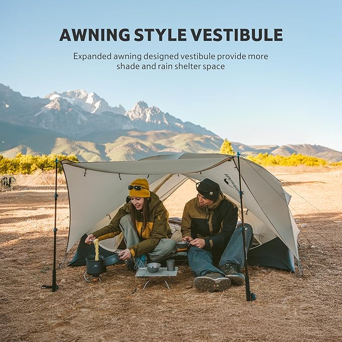 【値下】【使用2回のみ美品】Naturehike Mongar UL 2Pモデル Mongar™ UL 2-Person Ultralight Backpacking Tent | Naturehike