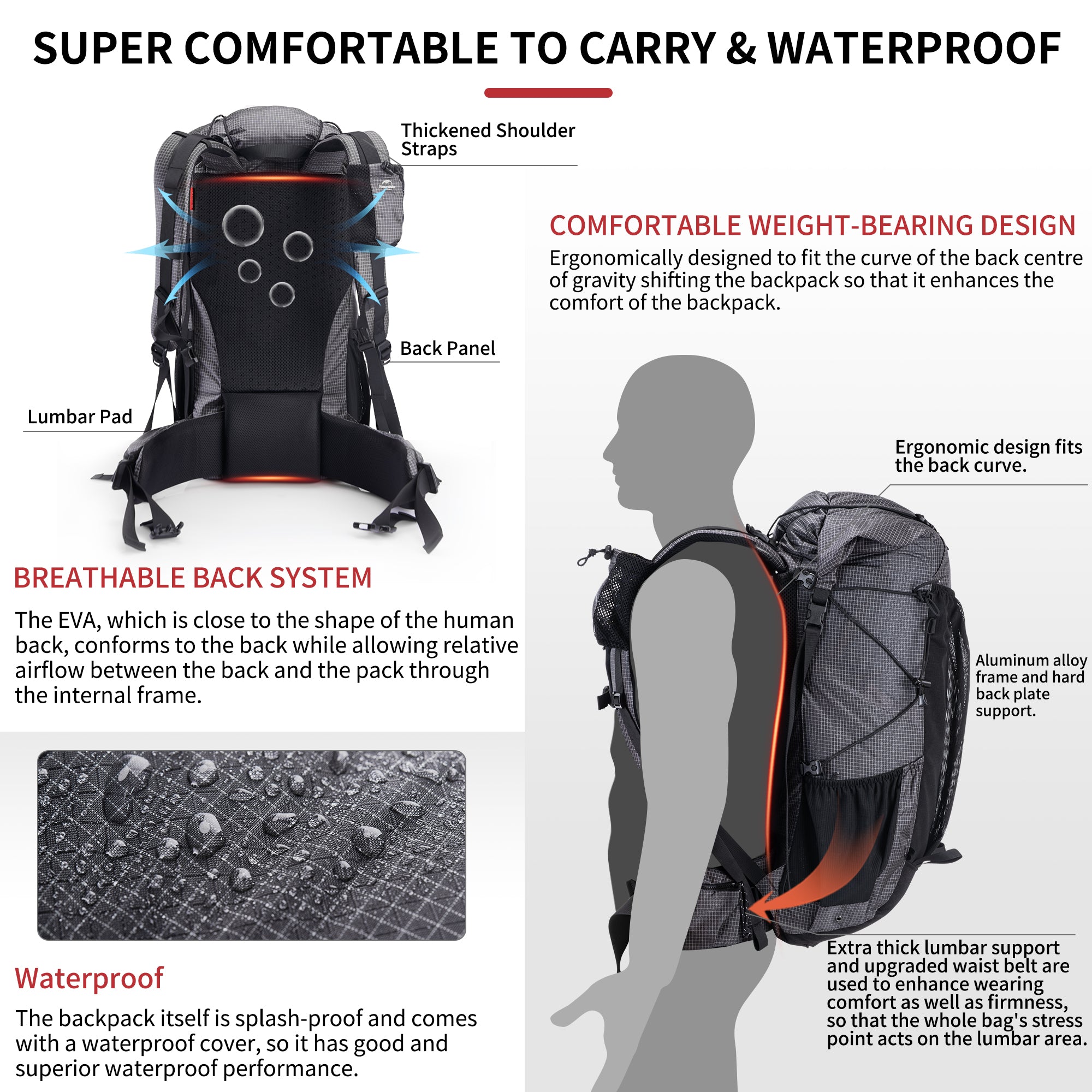 Rock™ Hiking Backpack | Naturehike