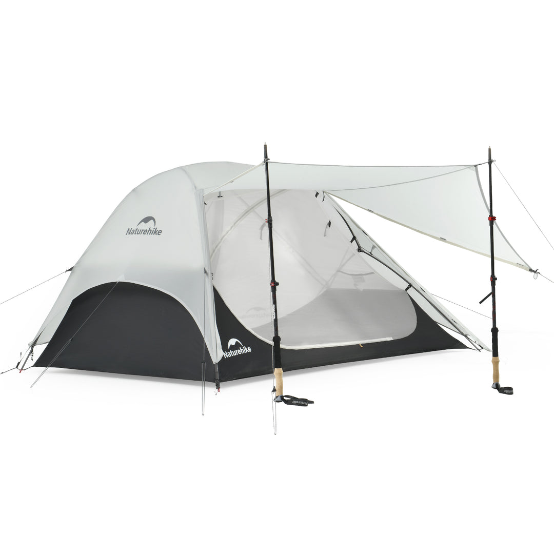 Naturehike Star River UL 2-Person ultralight backpacking tent, fully set up on a white background, designed for lightweight three-season camping and hiking.