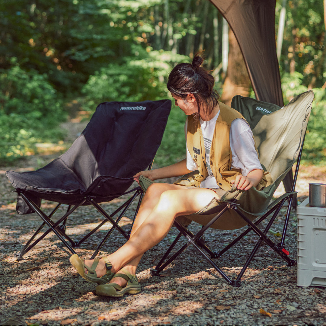 dänisches bettenlager campingstuhl north camp Naturehike Seastar Übergroßer gepolsterter Campingstuhl|27,6″ Extrabreit & Baumwollgepolstert