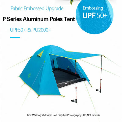 Naturehike P-Series 2-4 Person Family Camping Tent