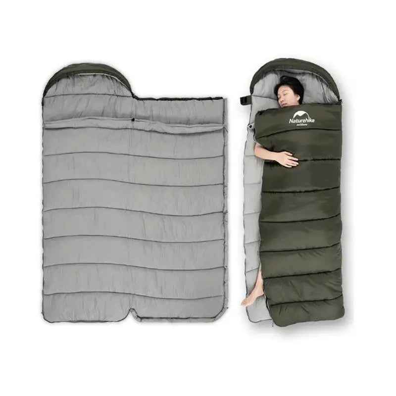 Solora™ U250 Hooded Synthetic Sleeping Bag 47°F / 8°C - Naturehike