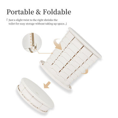 An image of a Folding Portable Retractable Adjustable Outdoor Toilet by Naturehike official store