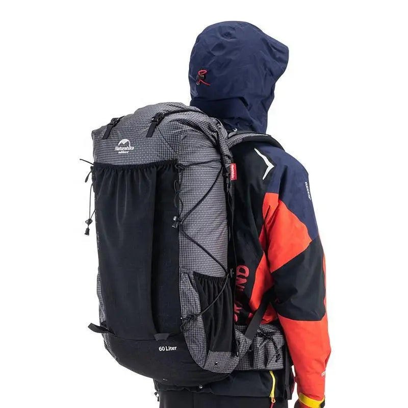 Naturehike 60L+5L Multifunctional Mountain Bag with Rain Cover
