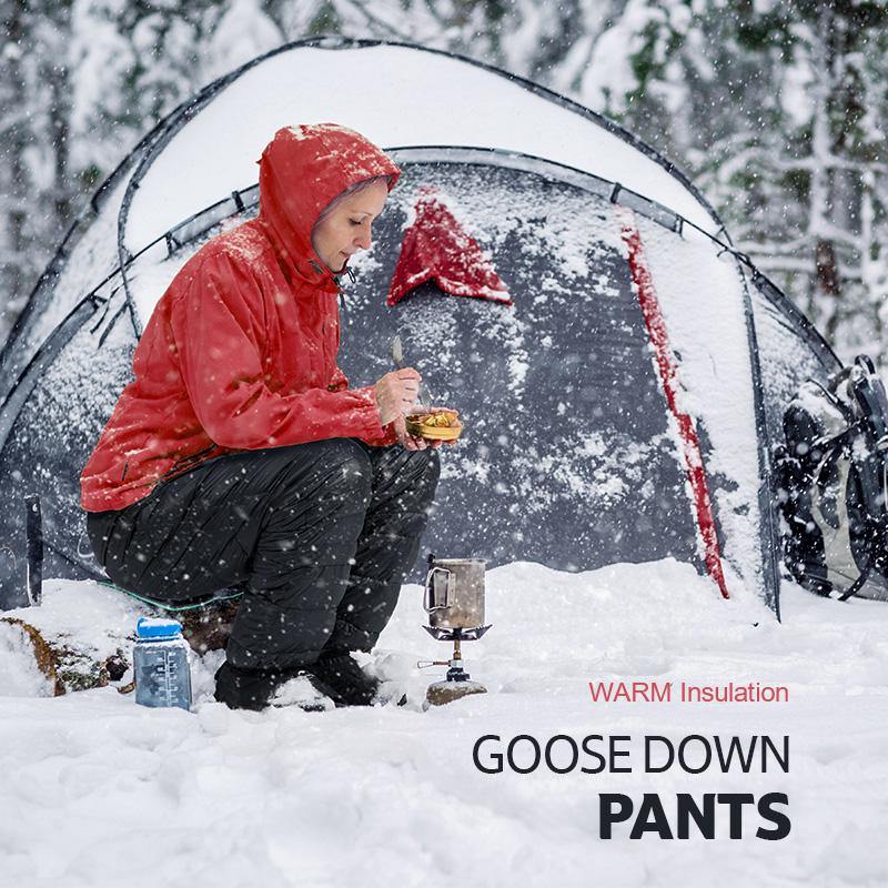 An image of a DW-90 Hiking Warm Winter Goose Down Pants by Naturehike official store