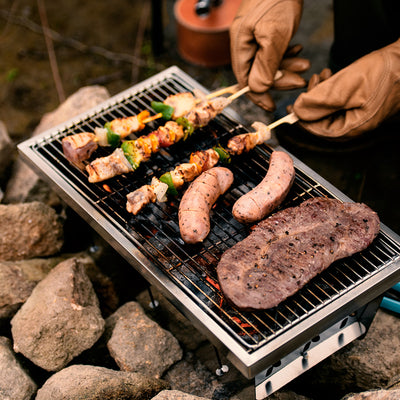 An image of a (Yegu) Stainless Steel Folding Grill by Naturehike official store
