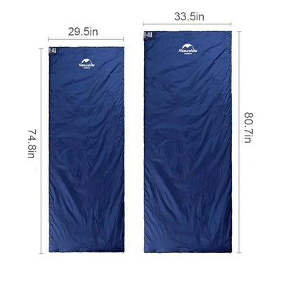 An image of a Lw180 Ultralight Cotton Sleeping Bag by Naturehike official store