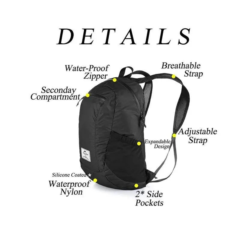 Naturehike 18L Waterproof Camping Backpack