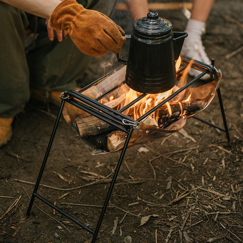 An image of a Incinerator Camping BBQ Portable Campfire Stand by Naturehike official store