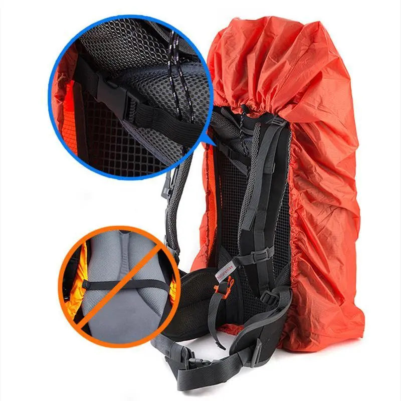 best hiking backpack cover Waterproof & Camping Gear Hammock Storage - OD Green, 55"L x 47"W Hole design is more convenient to use than other products 20-75L Waterproof Camping Backpack Cover