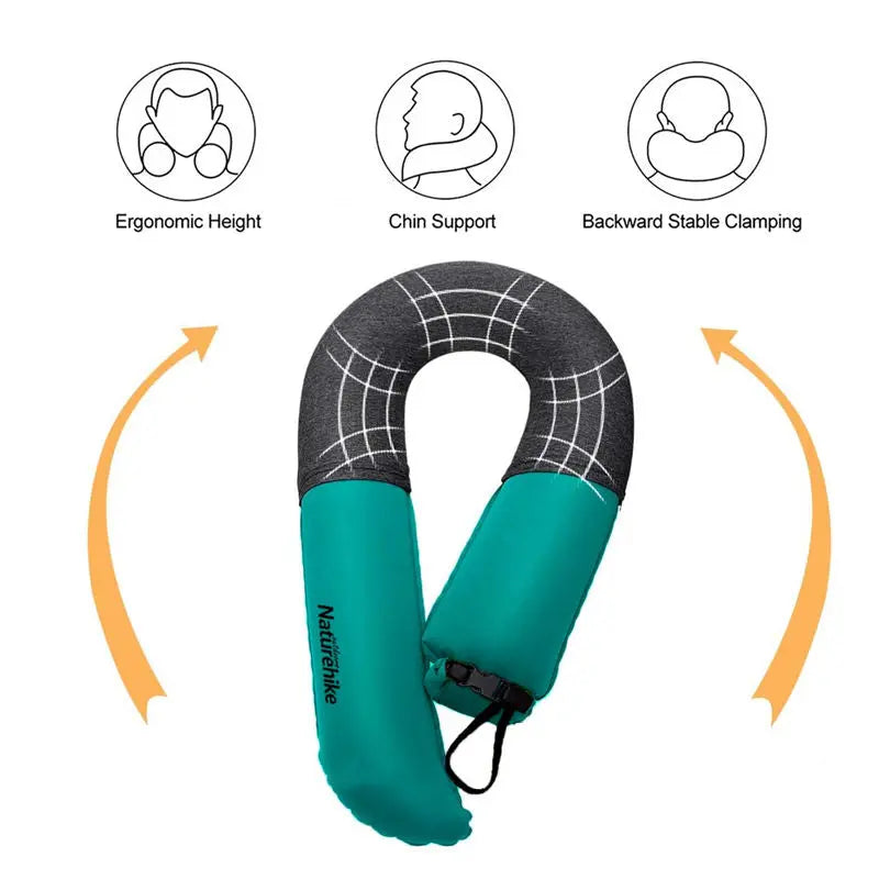 Naturehike Travel Pillow Compact Neck Pillow Instantly Inflatable
