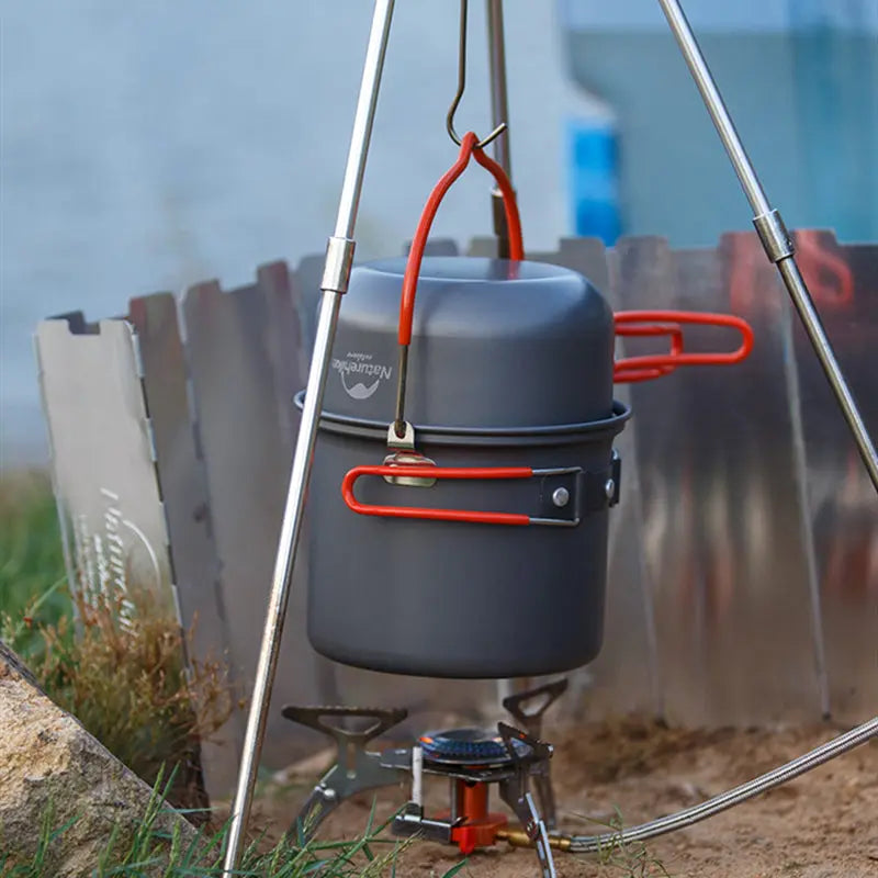 Naturehike Aluminum Camping Pot With Handle Lightweight - Temu