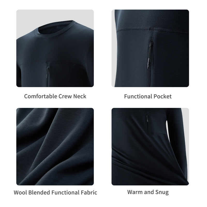 OUTLAST Series】 Sports Wicking Thermal Underwear Set For Men