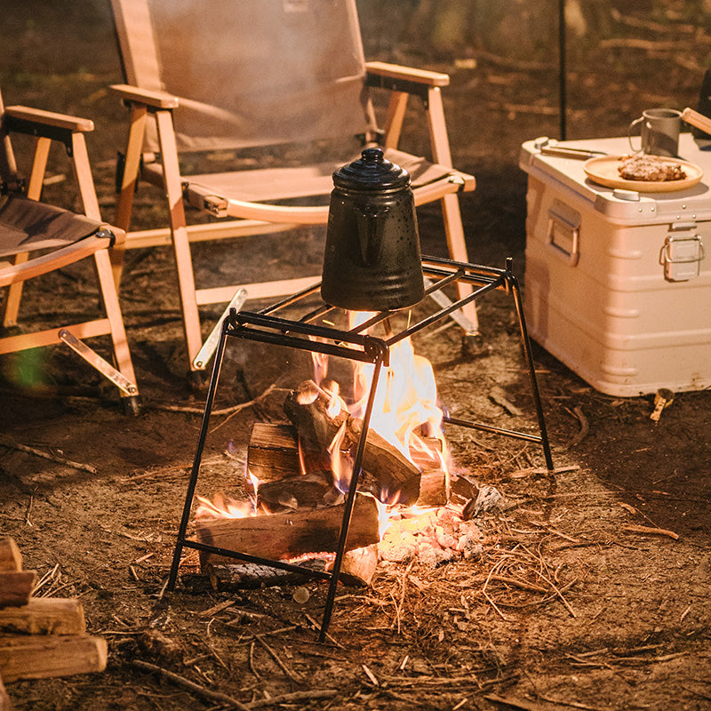 An image of a Incinerator Camping BBQ Portable Campfire Stand by Naturehike official store