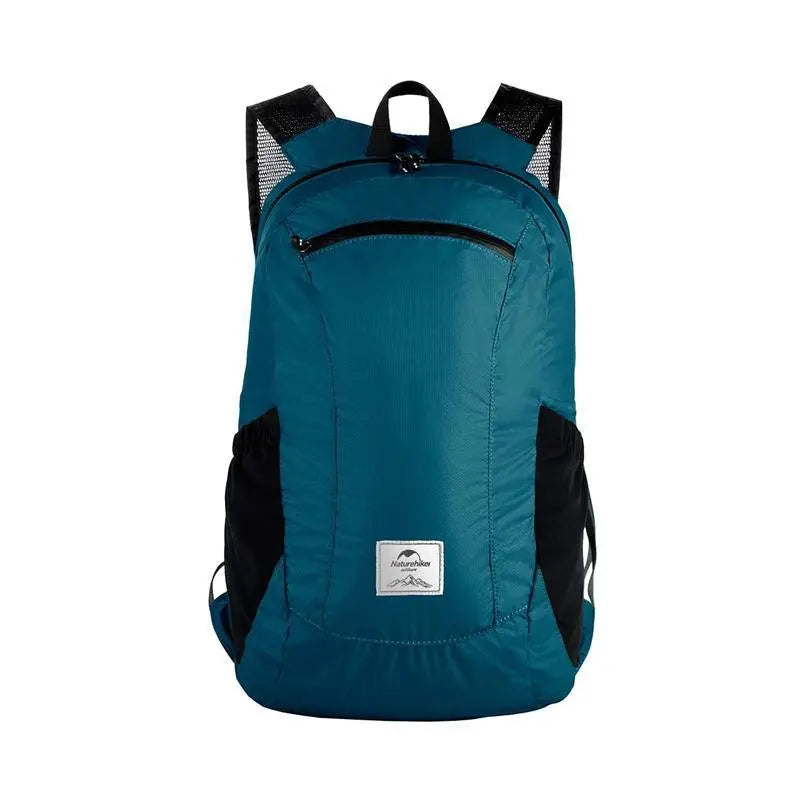 handy foldable camping outdoor backpack bag with a rain cover Naturehike Nh17a012-b 18L Camera Bag Blue