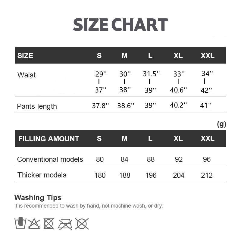An image of a DW-90 Hiking Warm Winter Goose Down Pants by Naturehike official store