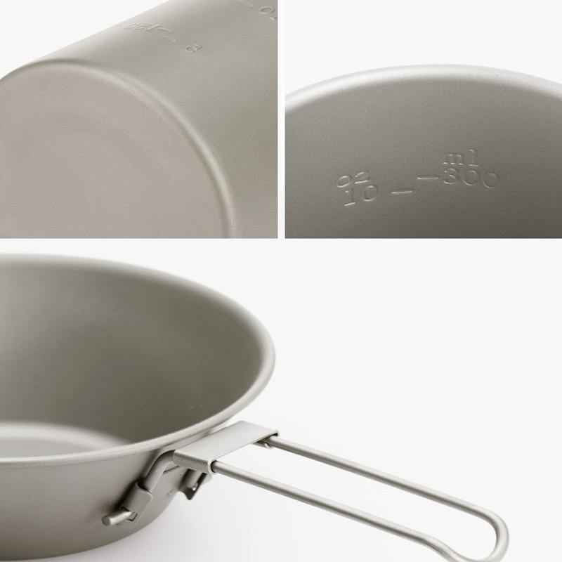 Naturehike Outdoor Ultralight Pure Titanium Cup Bowl - Naturehike